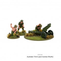 Bolt Action 403015001 Australian Officer Team Pacific WWII Command HQ Warlord 