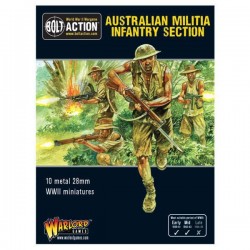 British Australian militia infantry section (Pacific) 28mm WWII WARLORD GAMES