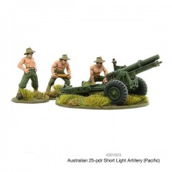British Australian short 25-pdr (Pacific) 28mm WWII WARLORD GAMES