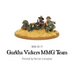 British Gurkha Vickers MMG team 28mm WWII WARLORD GAMES