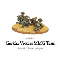 British Gurkha Vickers MMG team 28mm WWII WARLORD GAMES