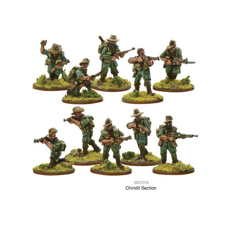 British Chindit Section 28mm Wwii Warlord Games Frontline Games