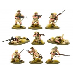 British 8th Army Infantry Sprue 28mm WWII WARLORD GAMES