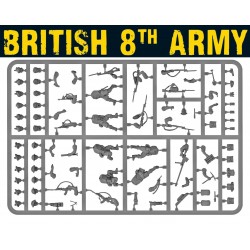 British 8th Army Infantry Sprue 28mm WWII WARLORD GAMES
