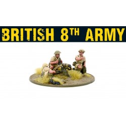 British 8th Army MMG Team 28mm WWII WARLORD GAMES