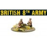 British 8th Army MMG Team 28mm WWII WARLORD GAMES