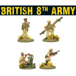 British 8th Army HQ 28mm WWII WARLORD GAMES