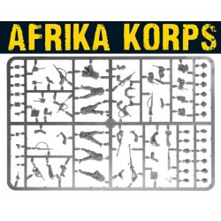 German Afrika Korps Infantry Sprue 28mm WWII WARLORD GAMES