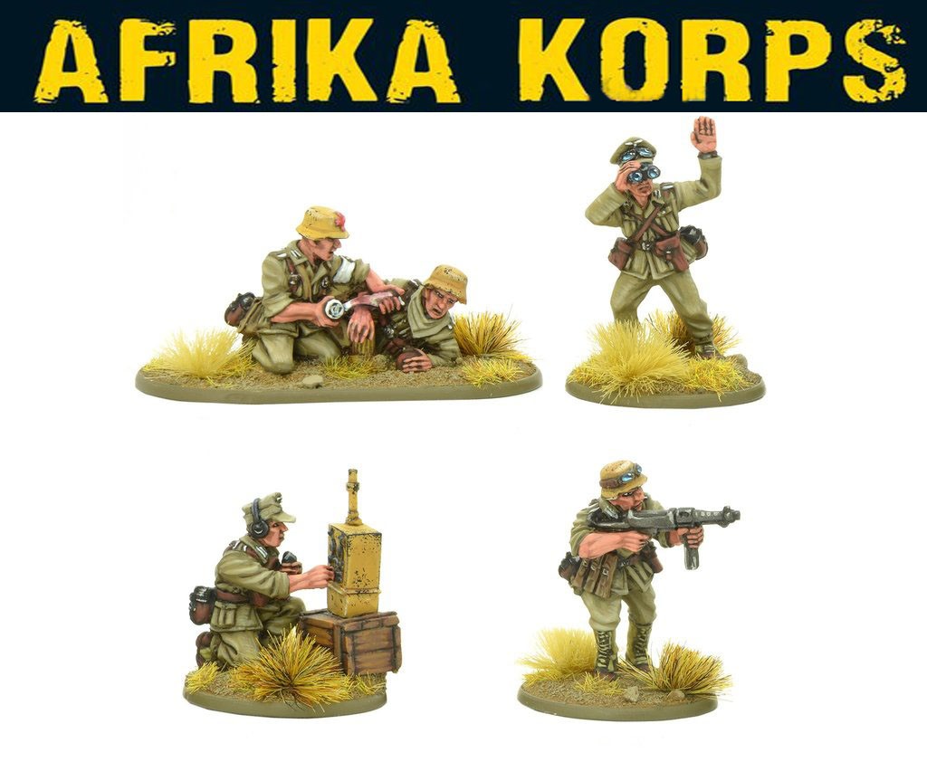 Bolt Action Afrika Korps German Grenadiers New