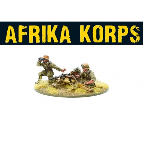 German Afrika Korps MMG Team 28mm WWII WARLORD GAMES
