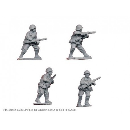 Russian Soviet w/ SMGs 28mm WWII CRUSADER MINIATURES