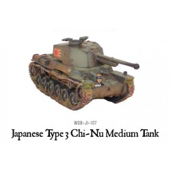 Imperial Japanese Japanese Type 3 Chi-Nu medium tank 28mm WWII WARLORD GAMES