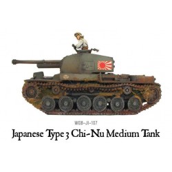 Imperial Japanese Japanese Type 3 Chi-Nu medium tank 28mm WWII WARLORD GAMES