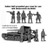 Italian Self propelled gun crew for Semovente 90/53 28mm WWII PERRY MINIATURES