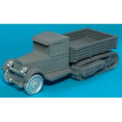 Russian Soviet ZIS-42 Truck (Catepiller track - Flatbed) 28mm/1:50th WWII 1st CORP