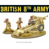 British 8th Army 25 Pounder Gun 28mm WWII WARLORD GAMES