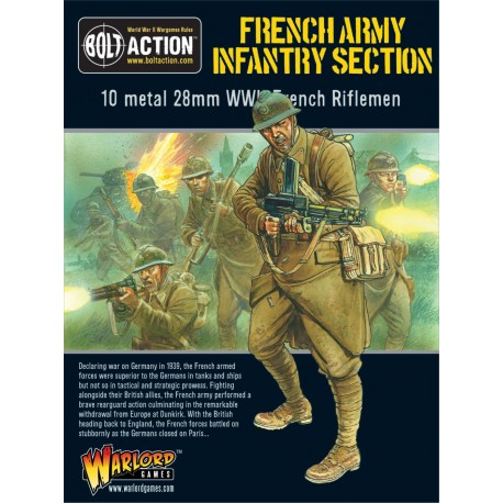 French Army Infantry section 28mm WWII WARLORD GAMES