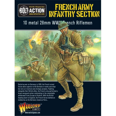 French Army Infantry section 28mm WWII WARLORD GAMES