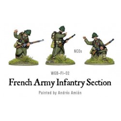 French Army Infantry section 28mm WWII WARLORD GAMES