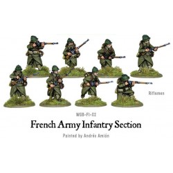 French Army Infantry section 28mm WWII WARLORD GAMES