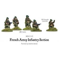 French Army Infantry section 28mm WWII WARLORD GAMES