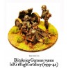 German Blitzkrieg 75mm LeiG 18 light artillery (1939-42) 28mm WWII WARLORD GAMES