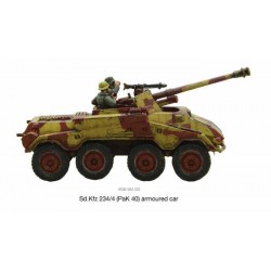 German Sd.Kfz 234/4 (PaK 40) armoured car 28mm WWII WARLORD GAMES