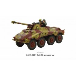 German Sd.Kfz 234/4 (PaK 40) armoured car 28mm WWII WARLORD GAMES