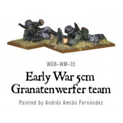 German Blitzkrieg 5cm Granatenwerfer team 28mm WWII WARLORD GAMES