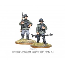 German Blitzkrieg anti-tank rifle team (1939-42) 28mm WWII WARLORD GAMES
