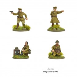 Belgian Army HQ 28mm WWII WARLORD GAMES