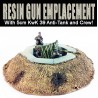 German Gun Emplacement with 5cm KwK 39 Anti-Tank gun/crew 28mm WWII WARLORD