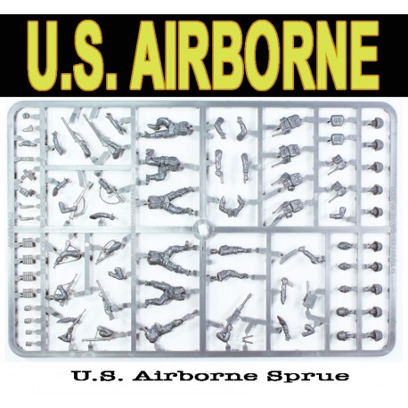 American U.S. Airborne Sprue HQ 28mm WWII WARLORD GAMES