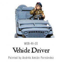 Russian Soviet vehicle Female Driver 28mm WWII WARLORD GAMES