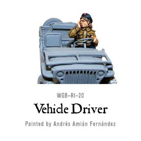 Russian Soviet vehicle Female Driver 28mm WWII WARLORD GAMES