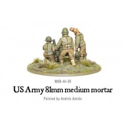 U.S. American Army 81mm mortar team 28mm WWII WARLORD GAMES