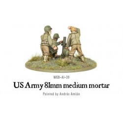 U.S. American Army 81mm mortar team 28mm WWII WARLORD GAMES