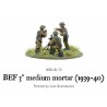 British Expeditionary Force (BEF) 3" medium mortar 28mm WWII WARLORD GAMES