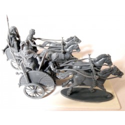 Ancient Celtic Gallic Chariot (3) 28mm Plastic VICTRIX MINIATURES