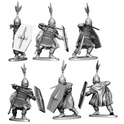 Ancient Gallic Armoured Warrior (30) 28mm Plastic VICTRIX MINIATURES