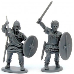 Ancient Gallic Armoured Warrior (30) 28mm Plastic VICTRIX MINIATURES