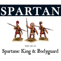 Spartans King & Bodyguard WARLORD GAMES