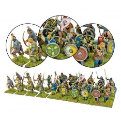 Viking Bondi w/weapons Sprues (8) WARLORD GAMES