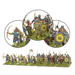 Saxon Ceorls w/weapons Sprues (8) WARLORD GAMES