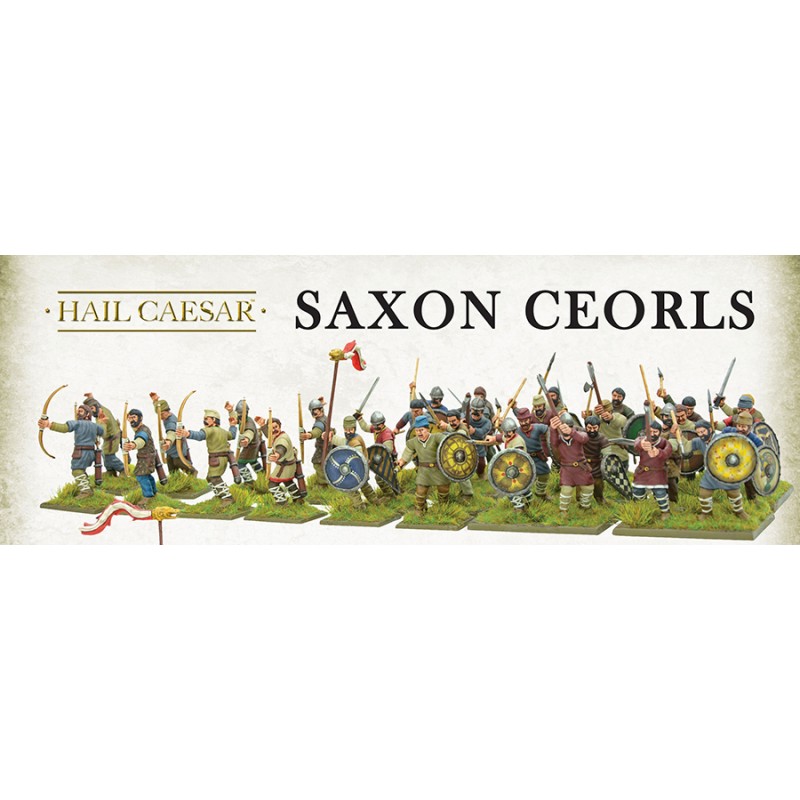 Saxon Ceorls w/weapons Sprues 8 28mm Dark Ages WARLORD GAMES HAIL CAESAR 