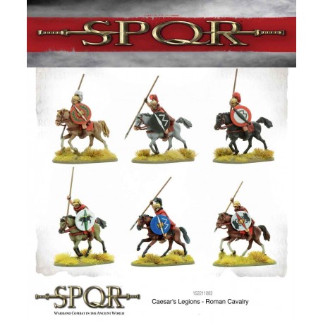 SPQR - CEASAR'S LEGIONS ROMAN CAVALRY (6) WARLORD GAMES