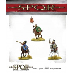 SPQR CEASAR'S LEGIONS ROMAN CAVALRY COMMAND (3) WARLORD GAMES