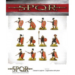 SPQR - CEASAR'S LEGIONS ROMAN LEGIONAIRIES W/PILUM (12) WARLORD GAMES
