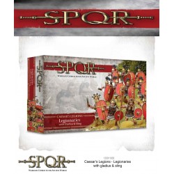 SPQR CEASAR'S ROMAN LEGIONAIRIES W/GLADIUS OR SLINGS (12)  WARLORD GAMES