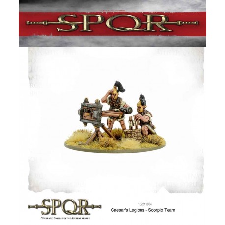 SPQR CEASAR'S LEGIONS ROMAN SCORPION TEAM (1) WARLORD GAMES